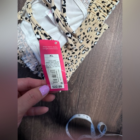 Nwt cheetah print tube top bikini top size XL - Picture 4 of 10